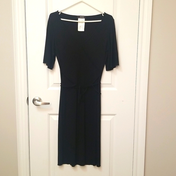 Morgan de Toi Black Dress Size M - Picture 2 of 8